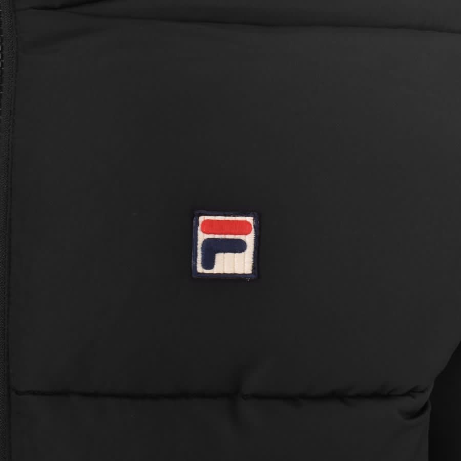 Fila Vintage Harry Puffer Jacket Black Mainline Menswear Australia